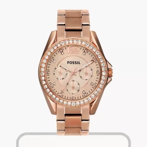 Fossil Riley Multifunction Rose Gold-Tone Ladies Watch